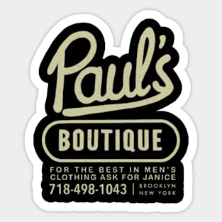 pauls boutique vintage Sticker